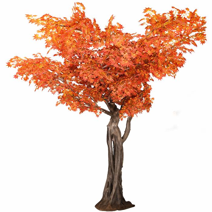 Kunstig Rød Maple Tree