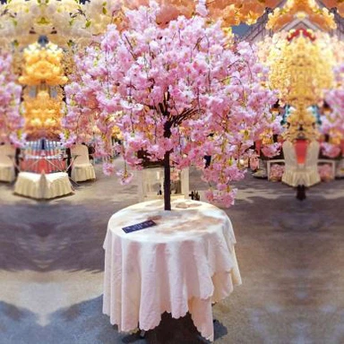 Indendørs Centerpiece Silke Cherry Blossom Tree