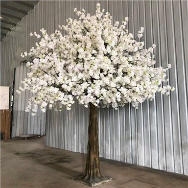 Kunstigt hvidt kirsebærtræ